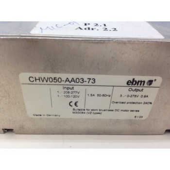 ebm CHW050-AA03-73 Power Supply